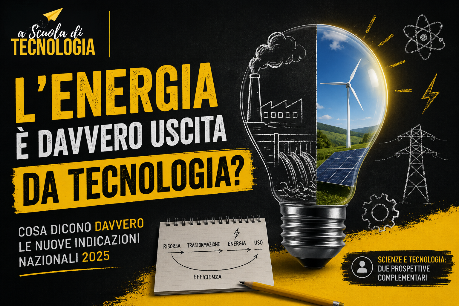 L’energia è davvero uscita da Tecnologia?
